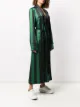 Monse striped draped midi dress