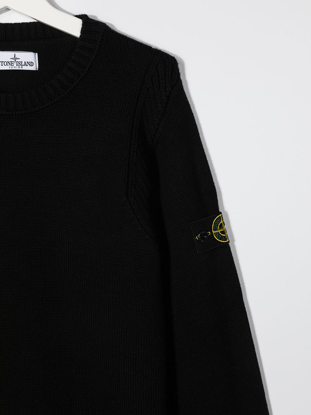 фото Stone island junior толстовка с нашивкой-логотипом