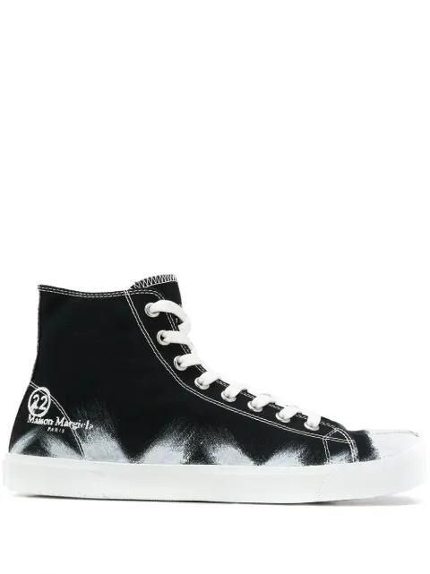 Maison Margiela Tabi paint-detail high-top sneakers