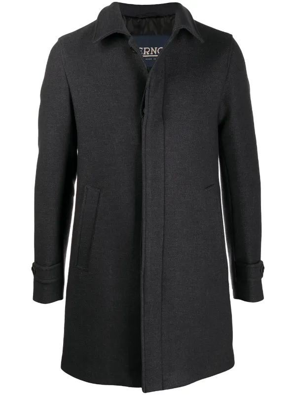 mid length grey coat