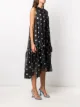 Erdem metallic spot dress