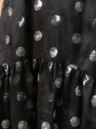 metallic spot dress展示图