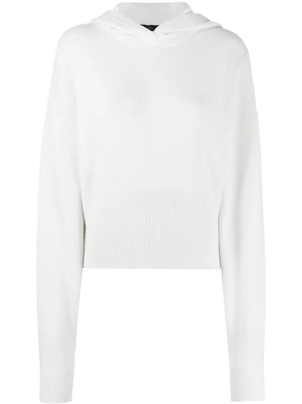hooded wool jumper