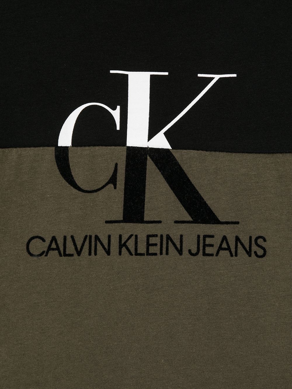 фото Calvin klein kids футболка в стиле колор-блок с логотипом