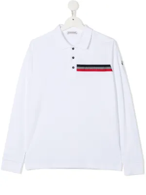 baby moncler long sleeve polo