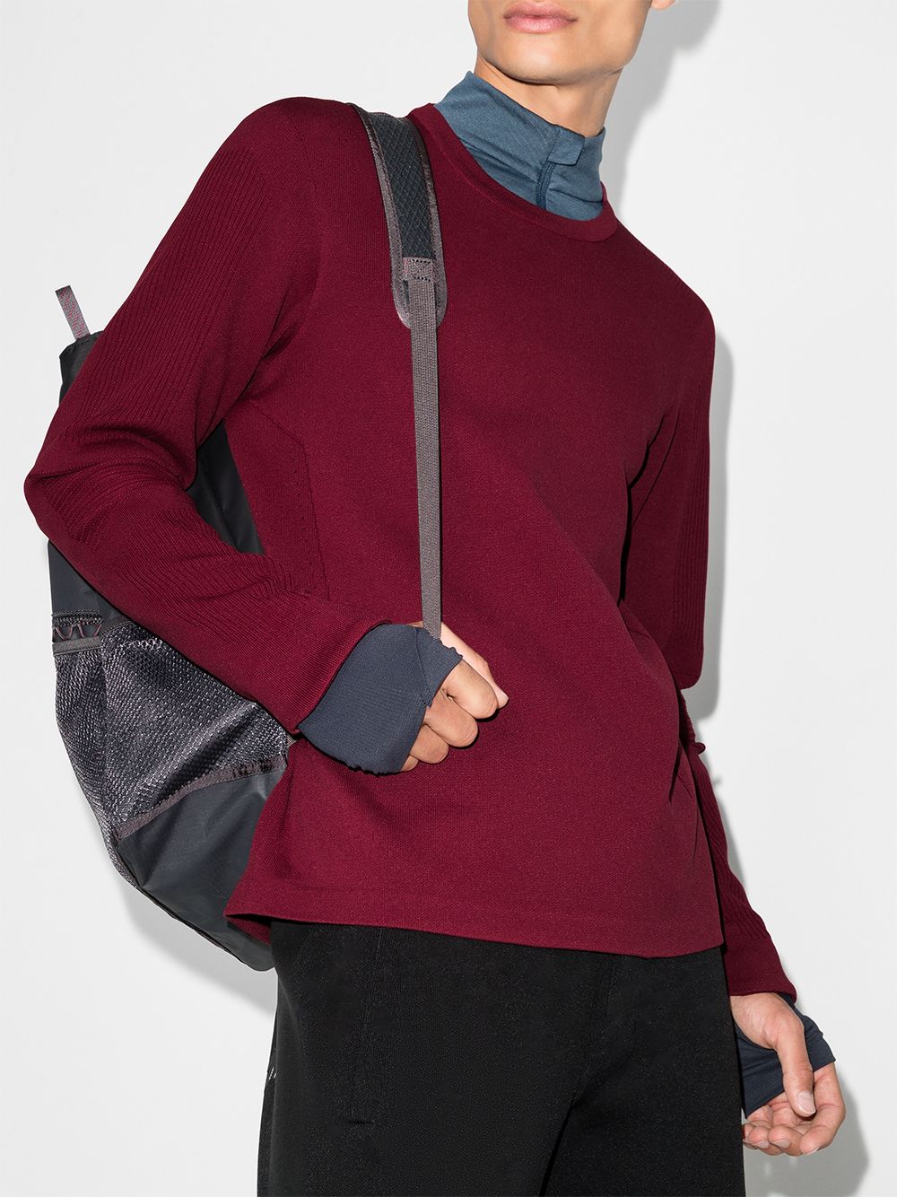 фото Descente allterrain red fusionknit sweater