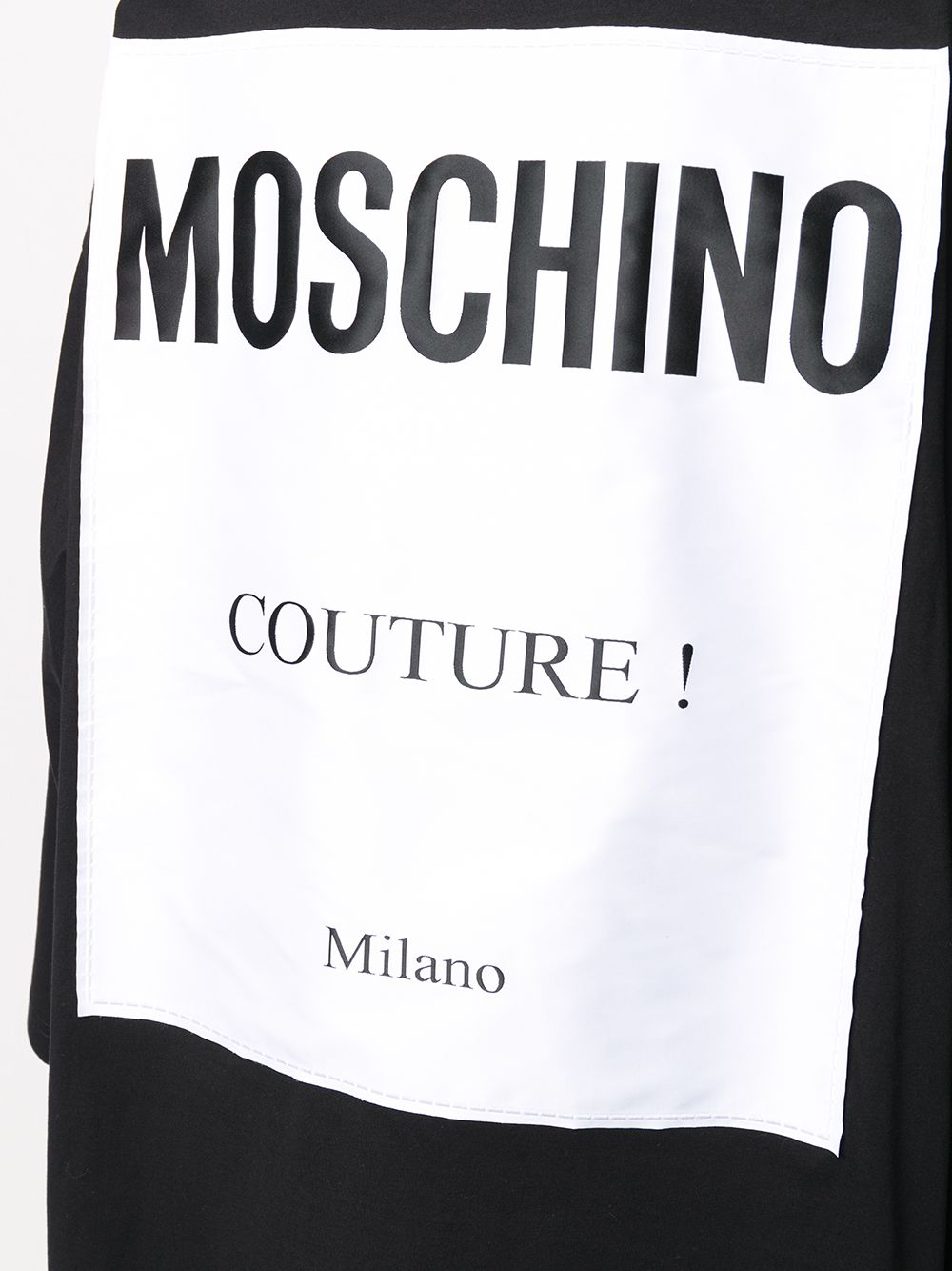 фото Moschino платье-толстовка с логотипом