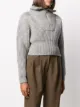 Jacquemus stand-up collar chunky jumper