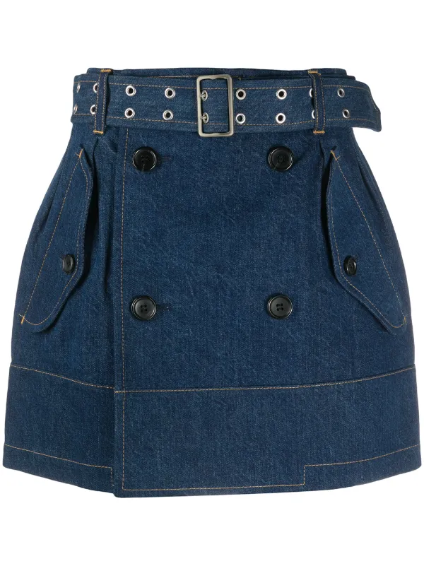 junya watanabe denim skirt