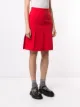 MSGM pleated knee-length skirt