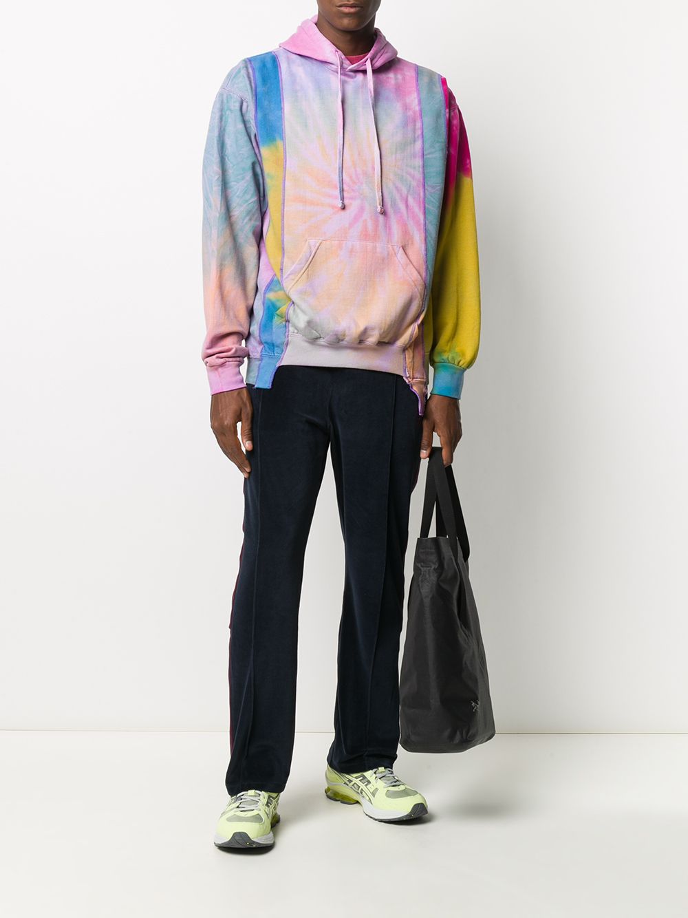 фото Needles reworked hooded tie-dye sweatshirt