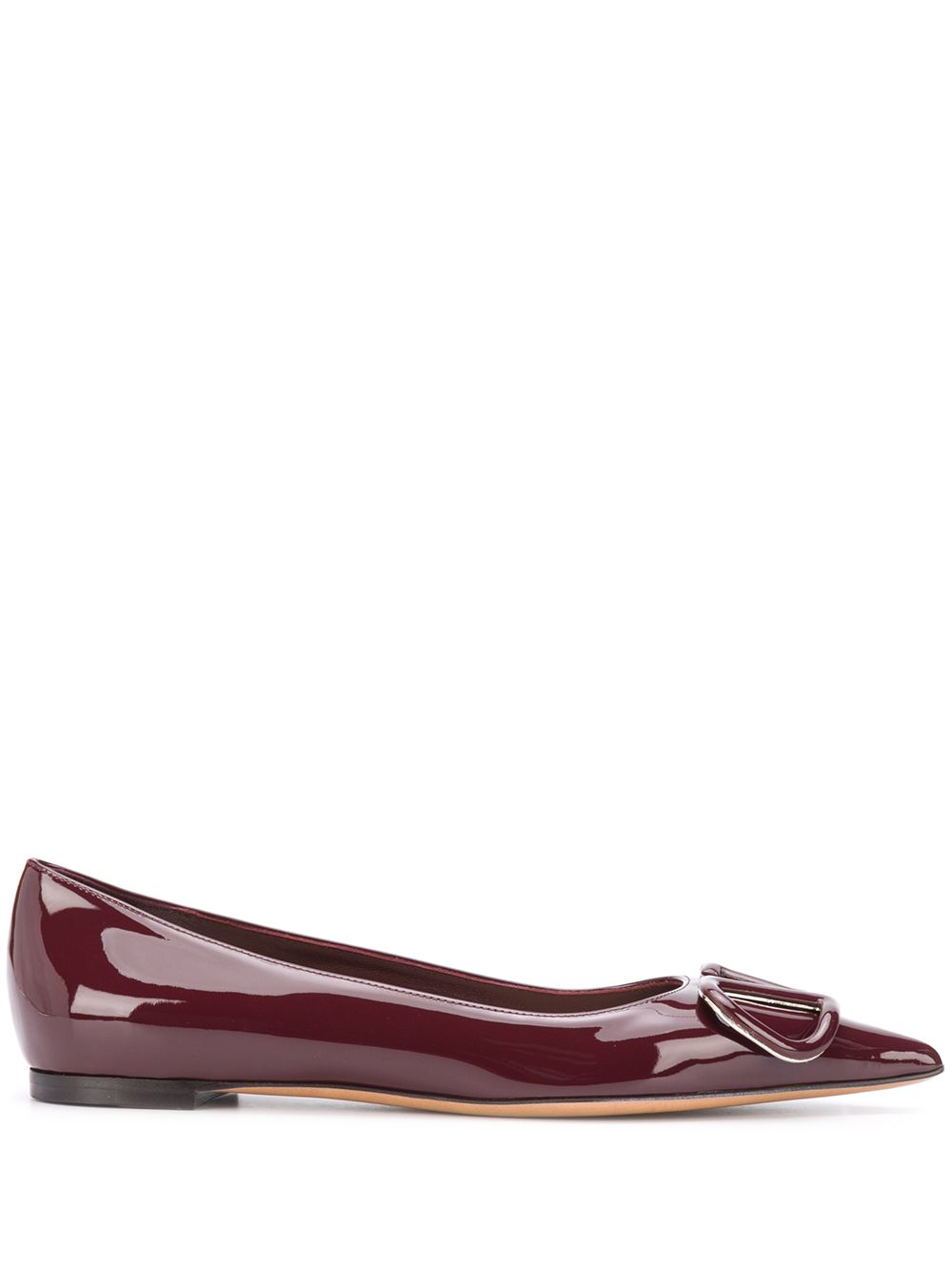 фото Valentino garavani vlogo ballerina flats