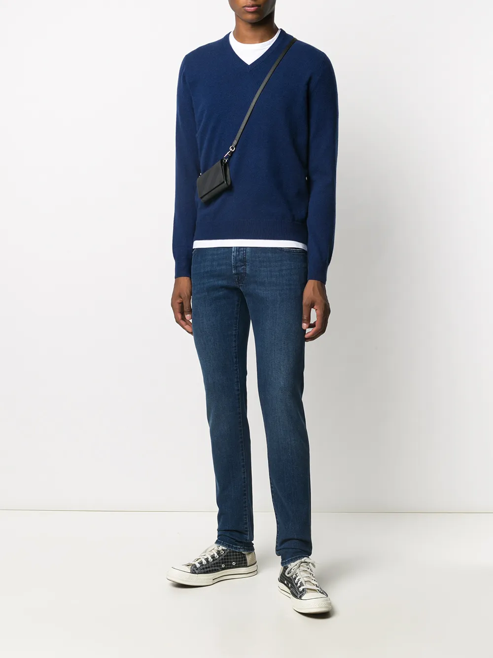 Malo Trui met lange mouwen - Blauw