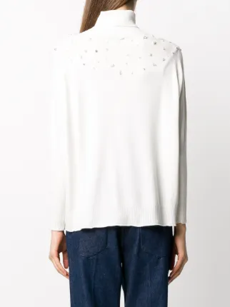 embellished roll-neck jumper展示图