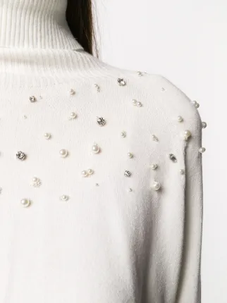 embellished roll-neck jumper展示图