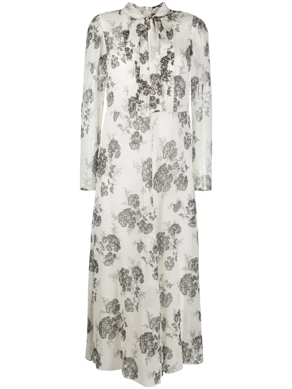 floral print shift dress