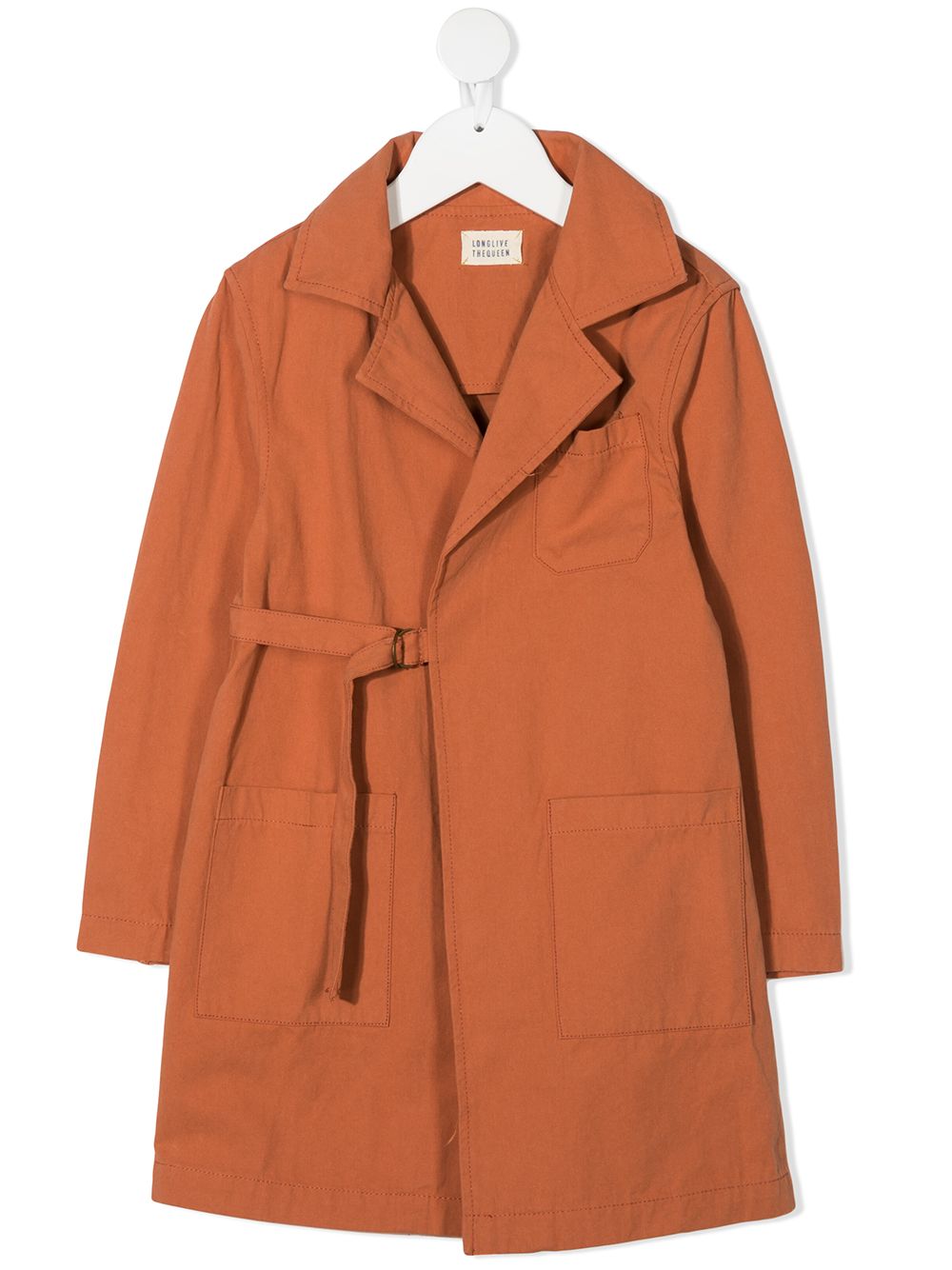 фото Longlivethequeen side-fastening trench coat