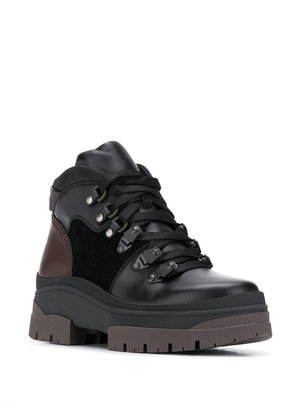 Image 2 of See by Chloé contrast-panel hiking boots