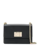 Furla gold hardware crossbody bag - Black