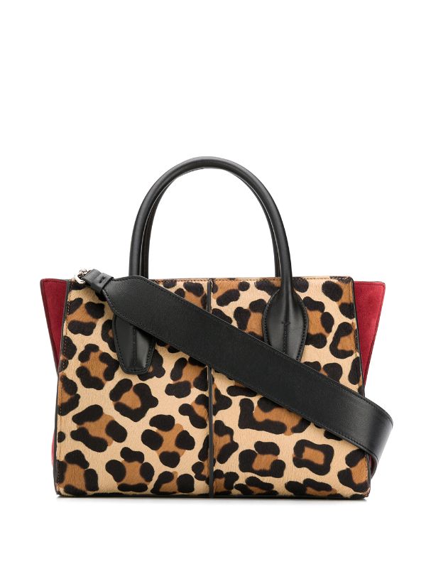 leopard print totes