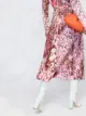 DVF Diane von Furstenberg marble print wrap dress