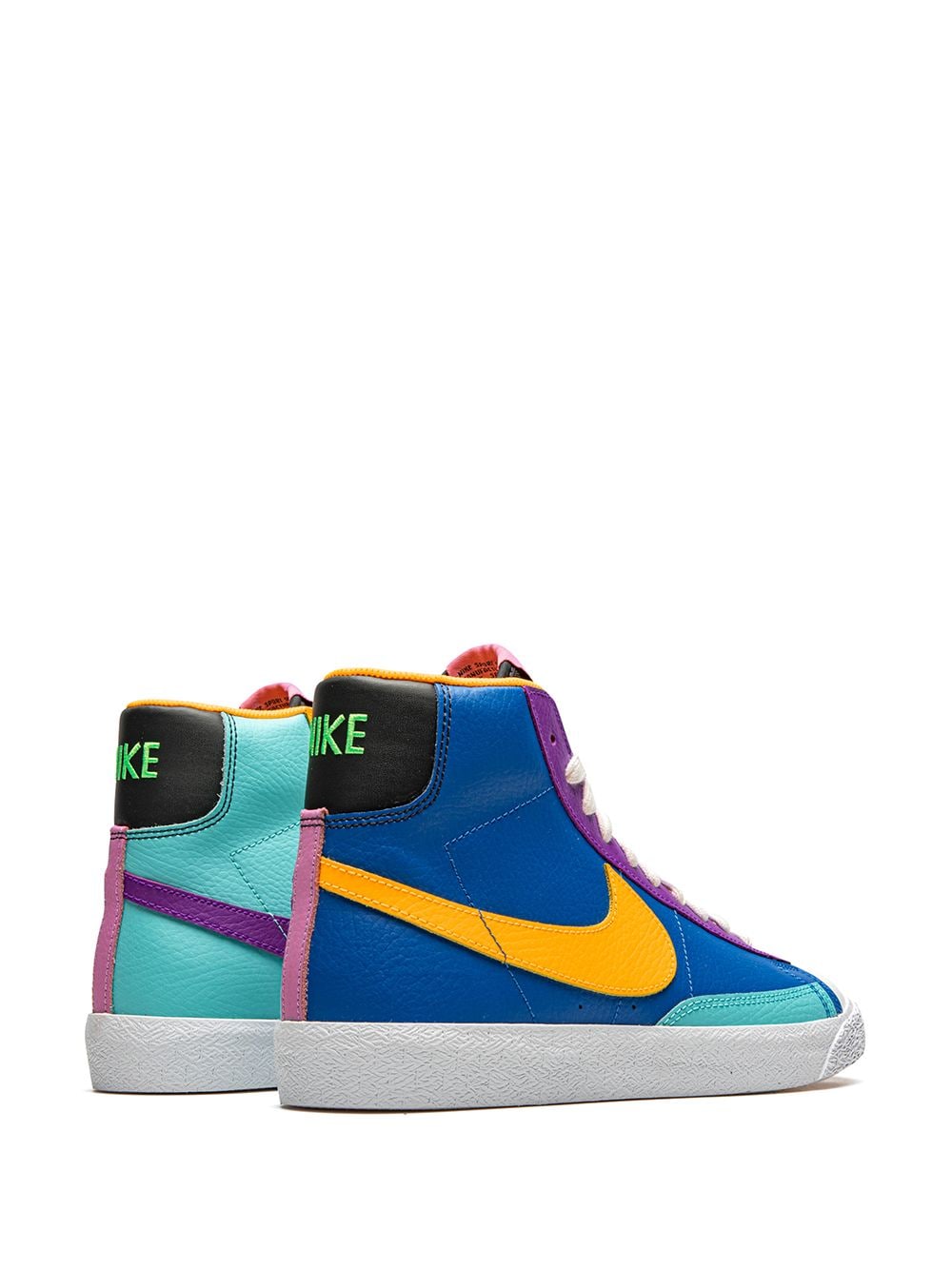 фото Nike kids высокие кеды blazer 'multicolour'