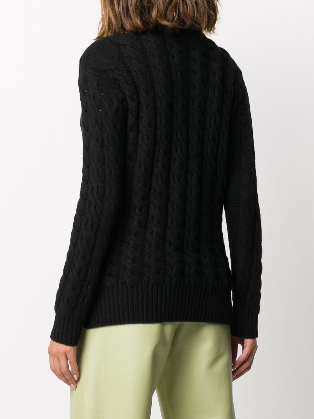 фото Gentry portofino cable-knit cashmere jumper