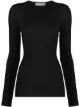 Image 1 of Gentry Portofino scoop neck wool knit top