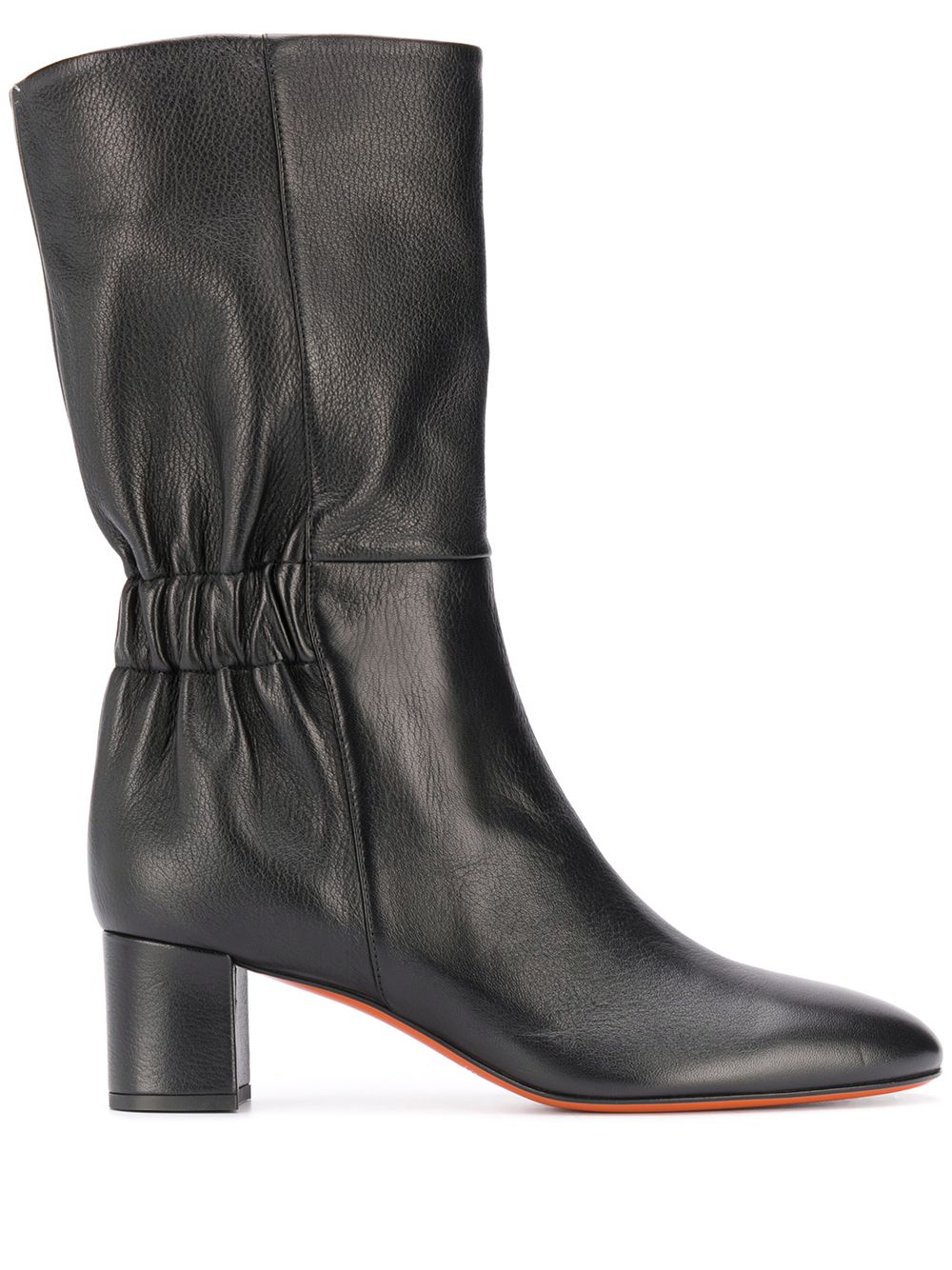 

Santoni elasticated-ankle low-heel boots - Black