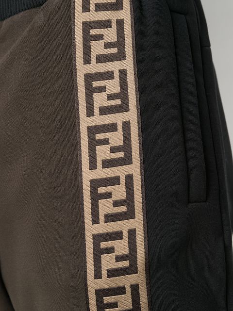 fendi logo track pants