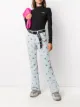 Image 2 of Kirin geometric-print bootcut jeans