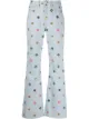 Image 1 of Kirin geometric-print bootcut jeans
