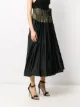 Gianfranco Ferré Pre-Owned front-pleated midi skirt