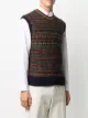 Wales Bonner stripe knit sweater vest