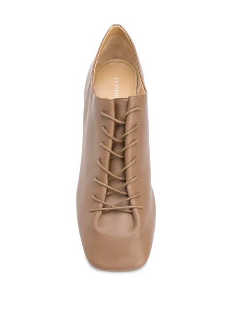 lemaire heeled loafers