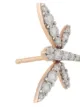 Anapsara 18kt rose gold and diamond Mini Dragonfly earrings