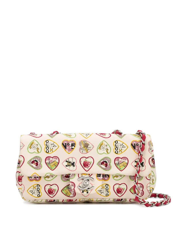 chanel heart purse