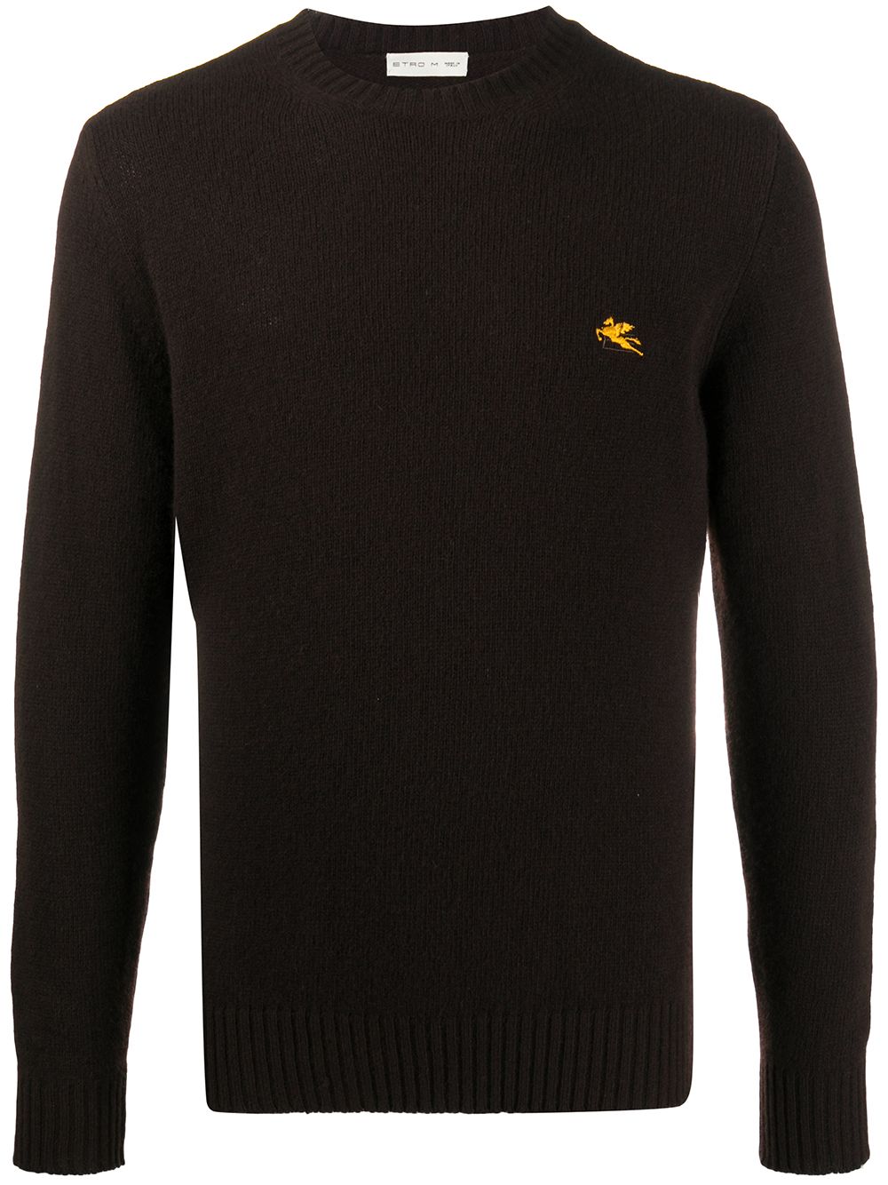 фото Etro свитер с вышитым логотипом