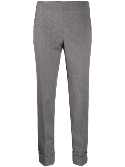 cropped slim-fit trousers | Peserico 