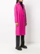 Erika Cavallini single breasted pink coat