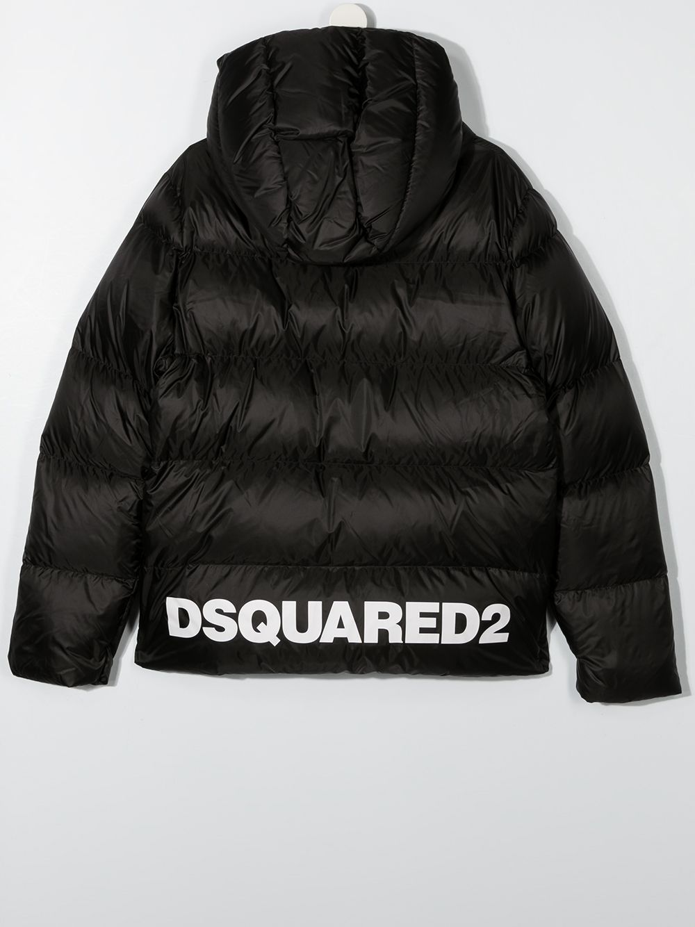 фото Dsquared2 kids пуховик с логотипом