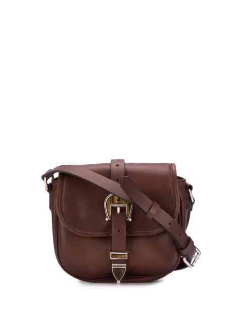 Golden Goose buckled leather crossbody bag