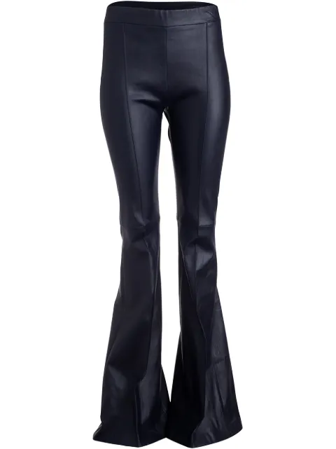 Rosetta Getty pantalones acampanados con tiro medio
