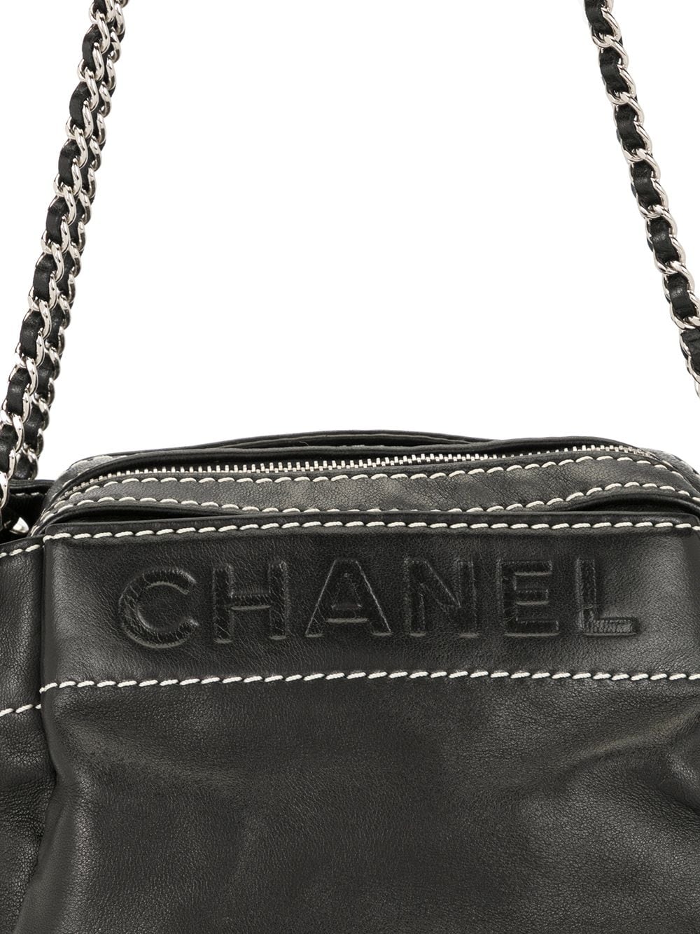 фото Chanel pre-owned сумка-тоут 2004-го года с логотипом