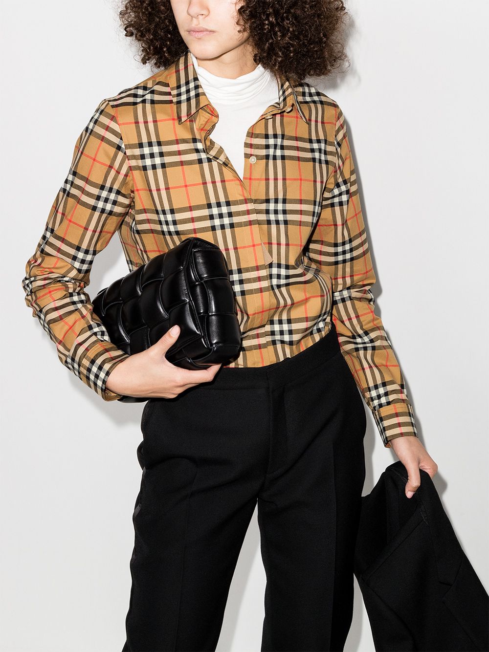 фото Burberry рубашка в клетку vintage check