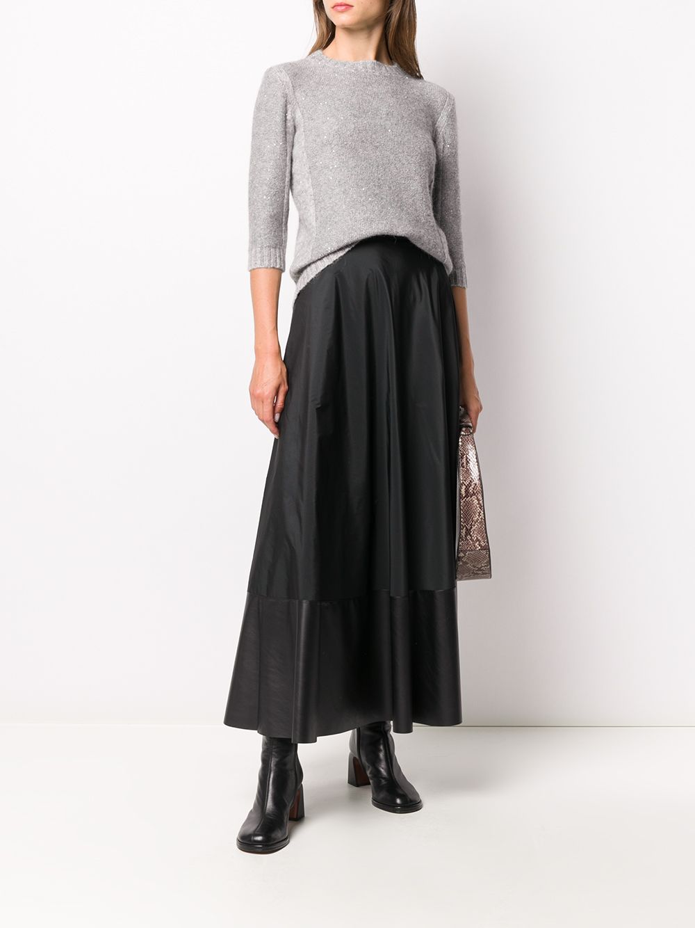 фото D.exterior panelled high-waisted skirt