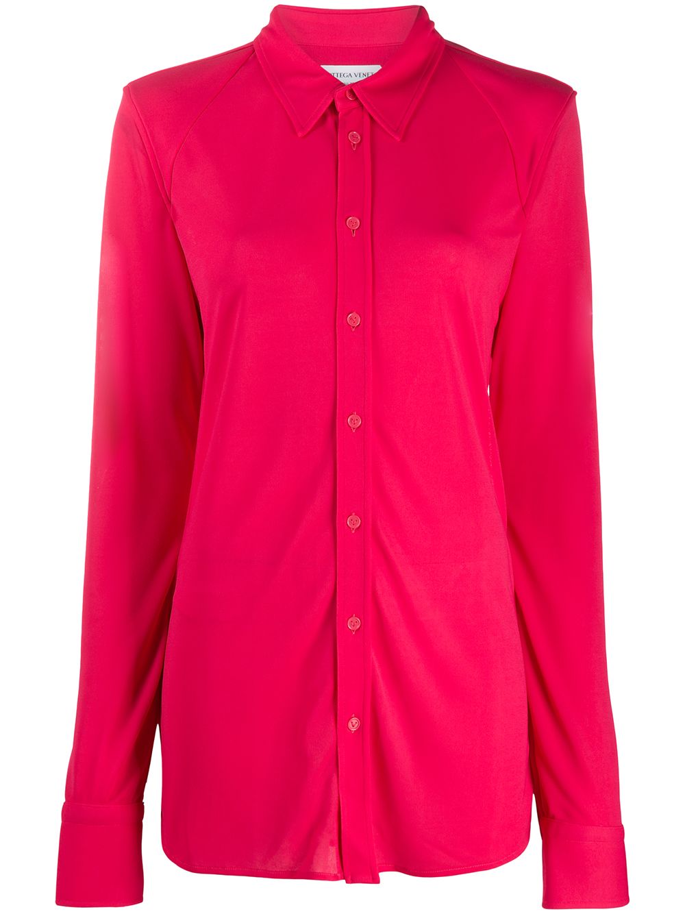 Bottega Veneta Semi-doorzichtige blouse Roze
