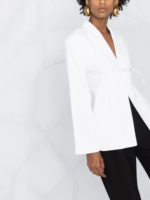 jacquemus sauge front strap blazer