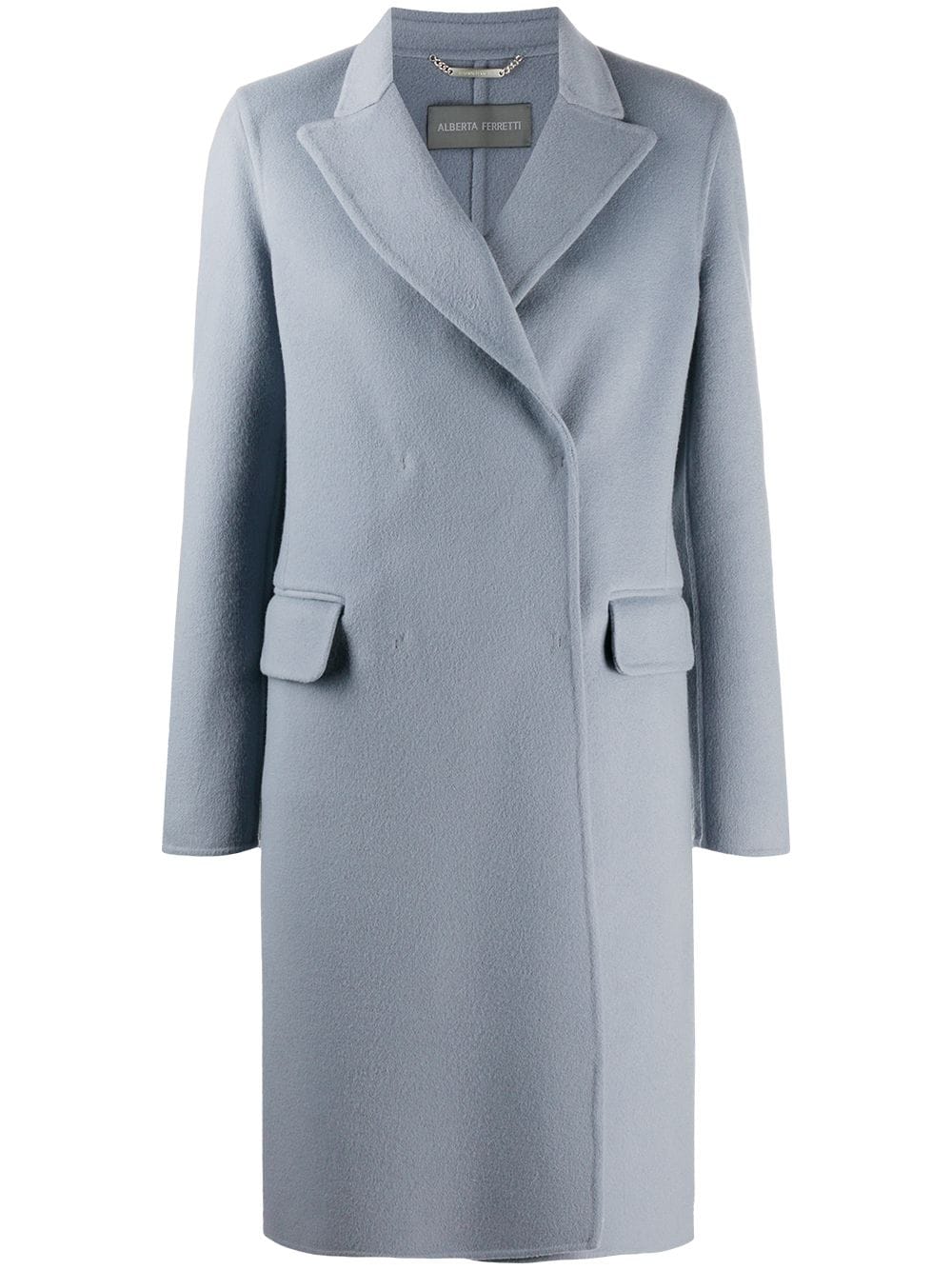 

Alberta Ferretti double-breasted tailored coat - Blue