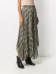 Isabel Marant تنورة منقطة بثنيات